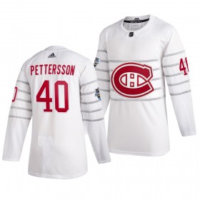 Vancouver Canucks Trikot Elias Pettersson 40 Weiß 2020 NHL All-Star Adidas Authentic - Herren